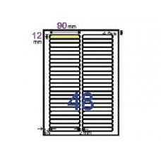 《鶴屋》雷射/噴墨/影印三用電腦標籤L1290  48格(960片/包)