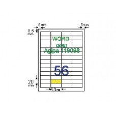 《鶴屋》雷射/噴墨/影印三用電腦標籤L2050  56格(1120片/包)