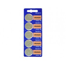 《SONY》 CR2025鋰電池(鈕扣型5個/卡)